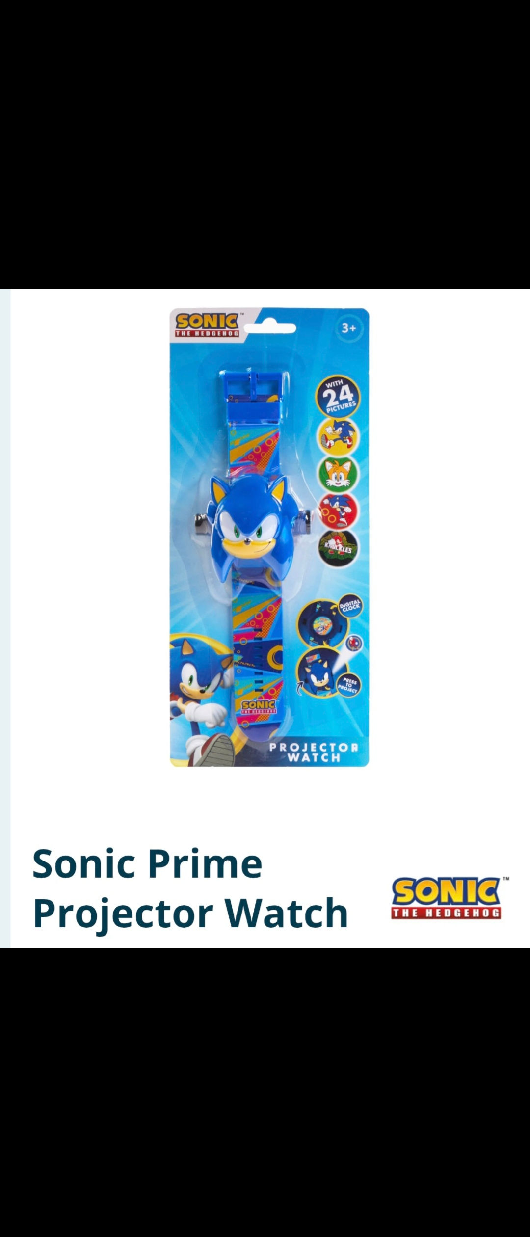Sonic the hedgehog projector watch