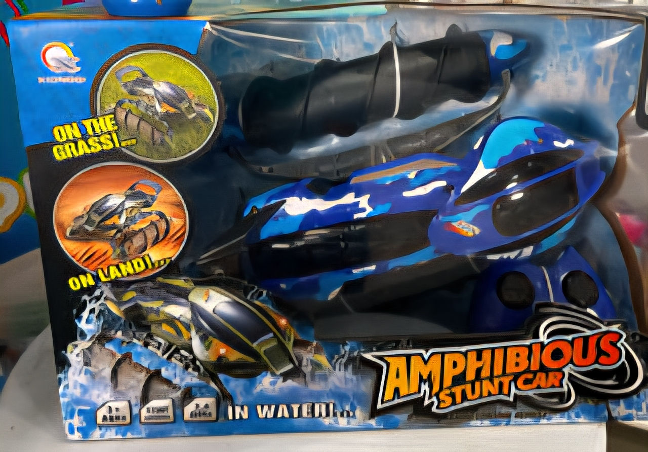 Rc amphibious stunt car 