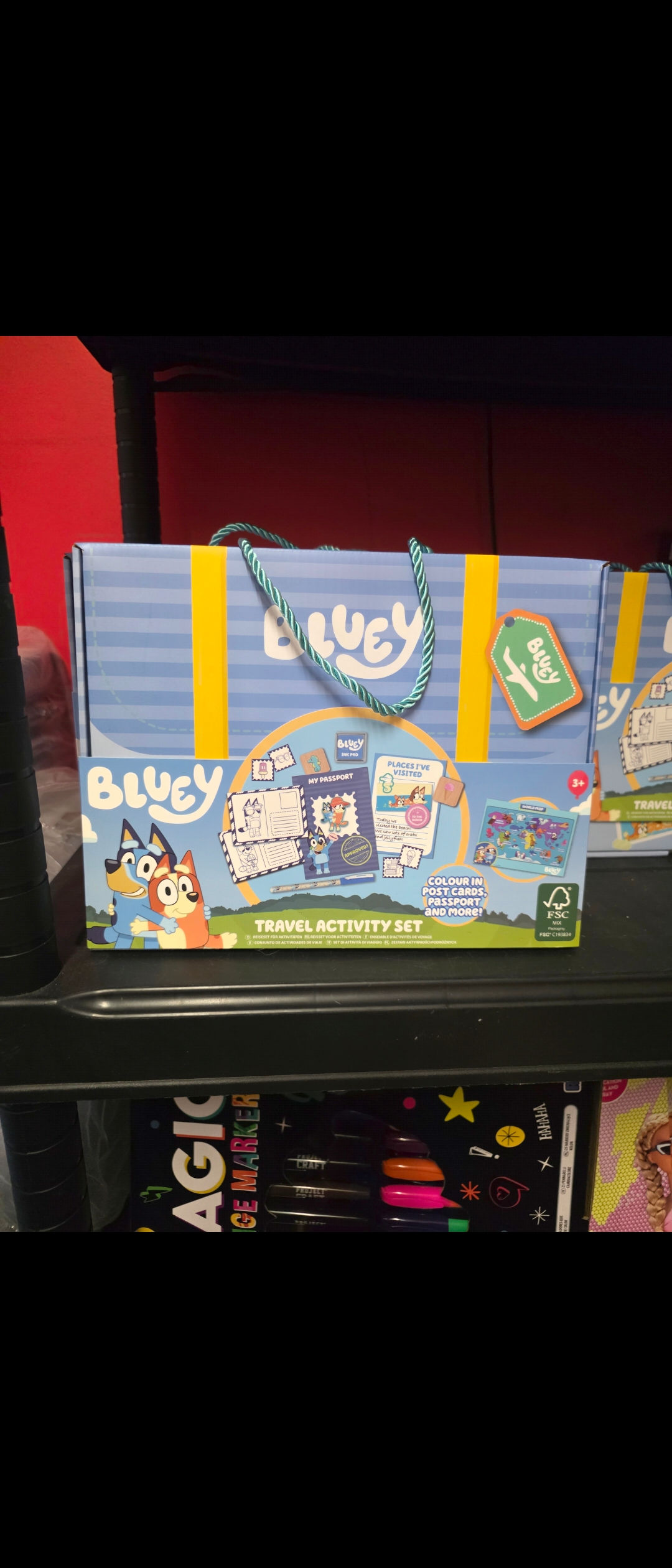 Bluey travel activity set 