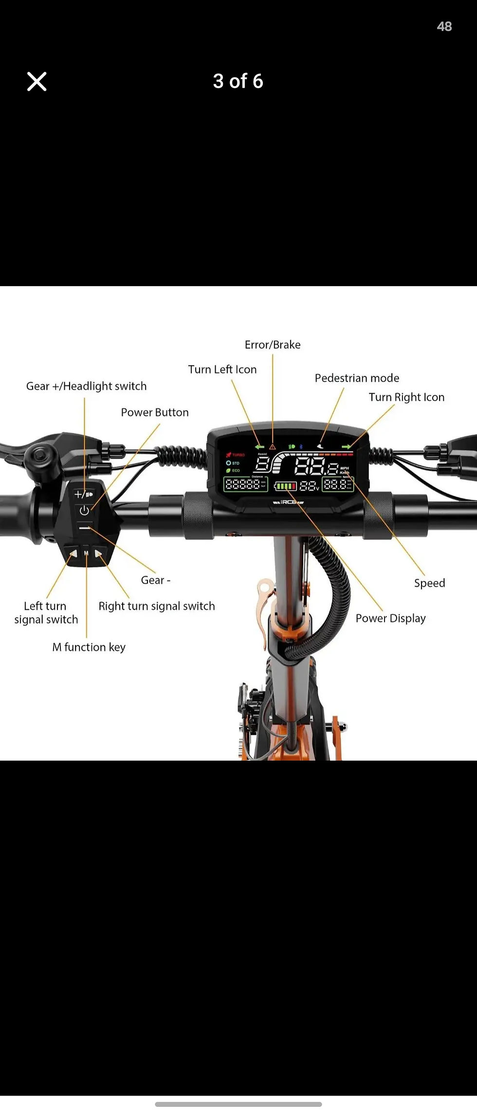 Thumbnail: Rcb d7 pro electric scooters 