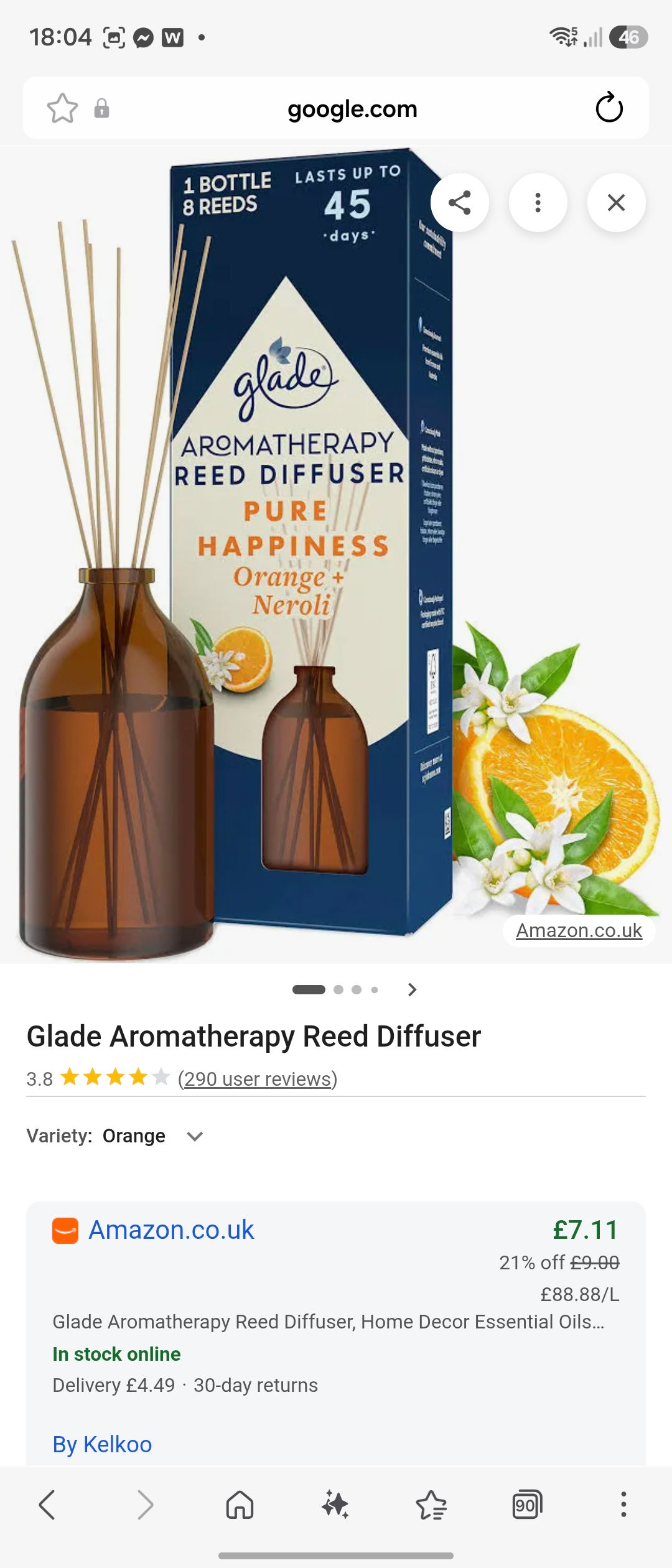 Glade reed diffusers