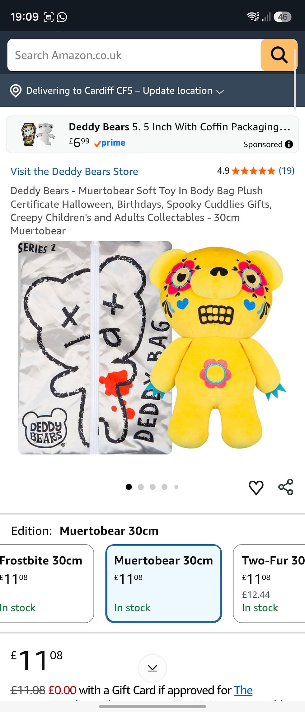Thumbnail: Deddy bear 🐻 30cm plushie