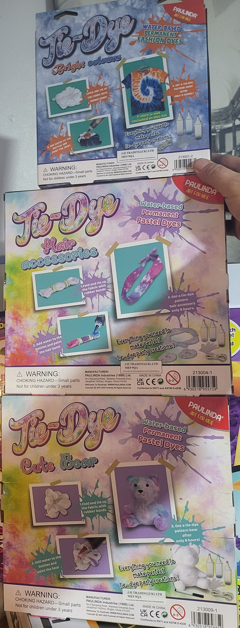 Thumbnail: 1.2.3.piece create your own tye dye fashion 