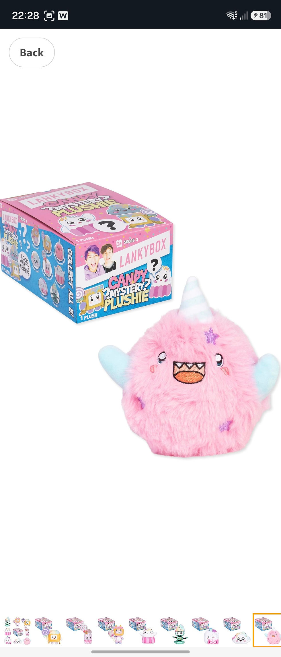 Thumbnail: Lankybox candy mystery plushie 
