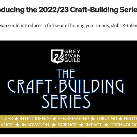 The 2022/23 Craft Building Series