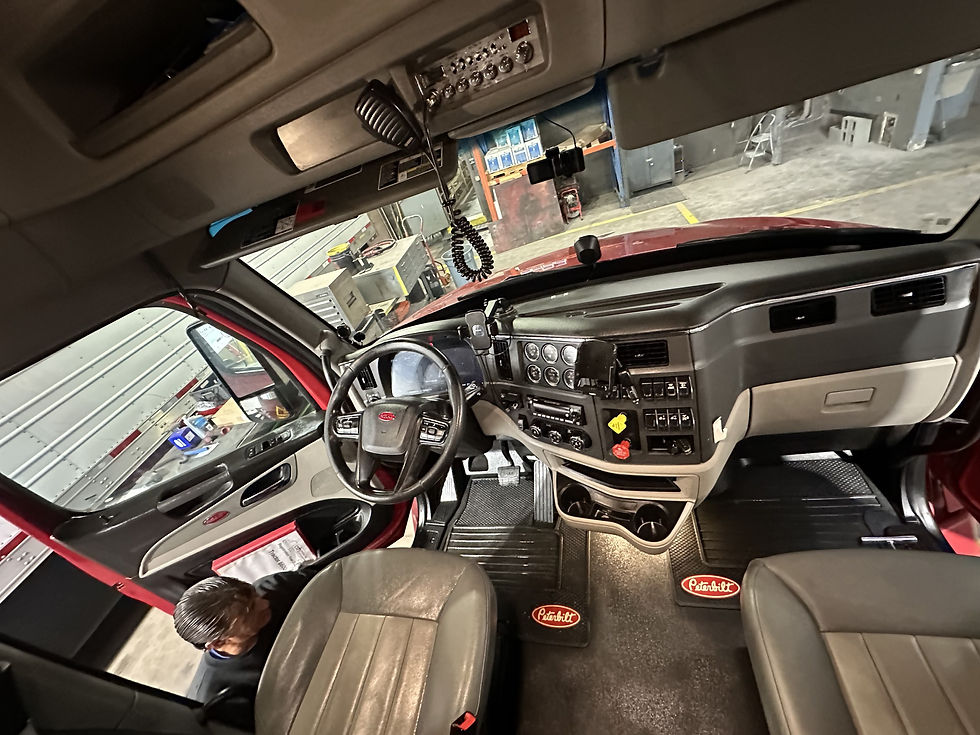 Fleet interior detailing for semi trucks, trailers, buses & delivery fleets. Extend vehicle life, improve inspections, increase resale value. Colorado mobile service.