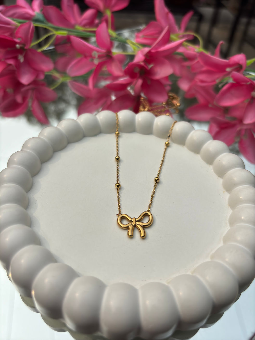 Thumbnail: Mini Bow Necklace