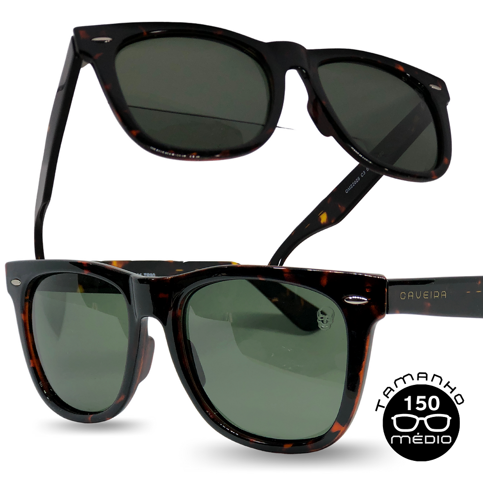 Miniatura: Óculos de Sol Unissex Caveira Sunglass Way 150 Polarizado