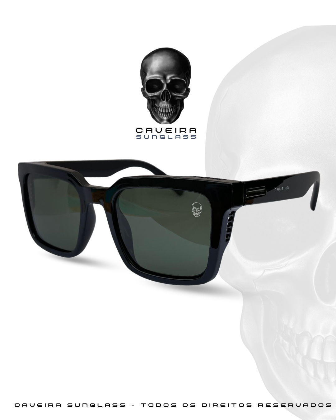 Óculos de Sol Caveira Sunglass Coleção CS 311