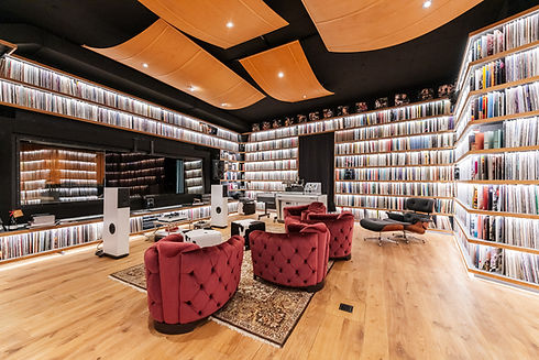 The Magic Room at the Little Big Beat Studios with immersive sound and over 45000 vinyls