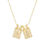 Miniatura: SCAPULAR WHITE GOLD NECKLACE