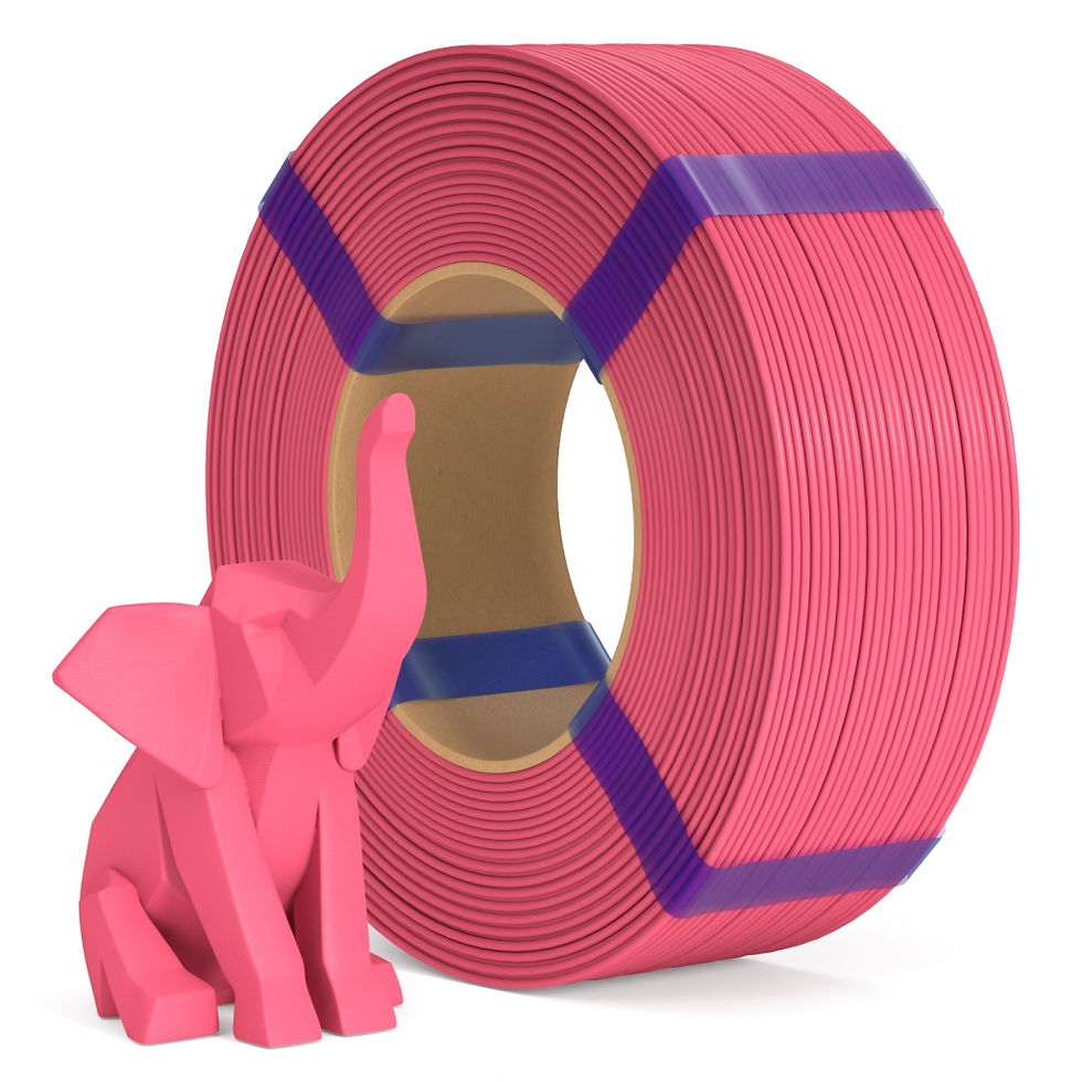 Miniatura: ELEGOO PLA Basic Refill Filament 1.75mm Black 1KG, 3D Printer Filament No Spool 