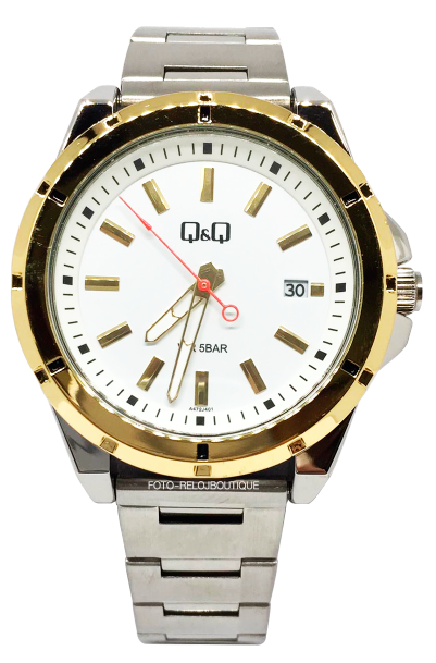 Reloj Q&Q Pulso en Acero Inox Hombre