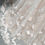 Thumbnail: Charlotte Bridal off shoulder ivory mocha glitter 3D flowers wedding dress UK 8