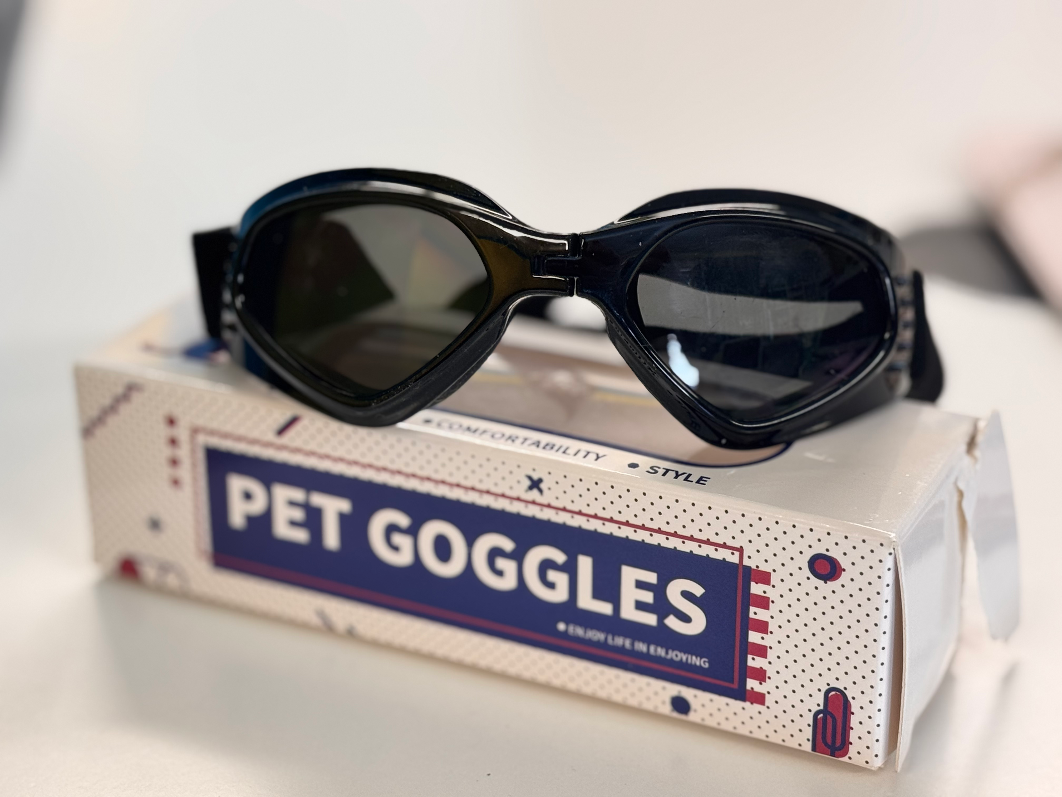Dog Goggles Black Small