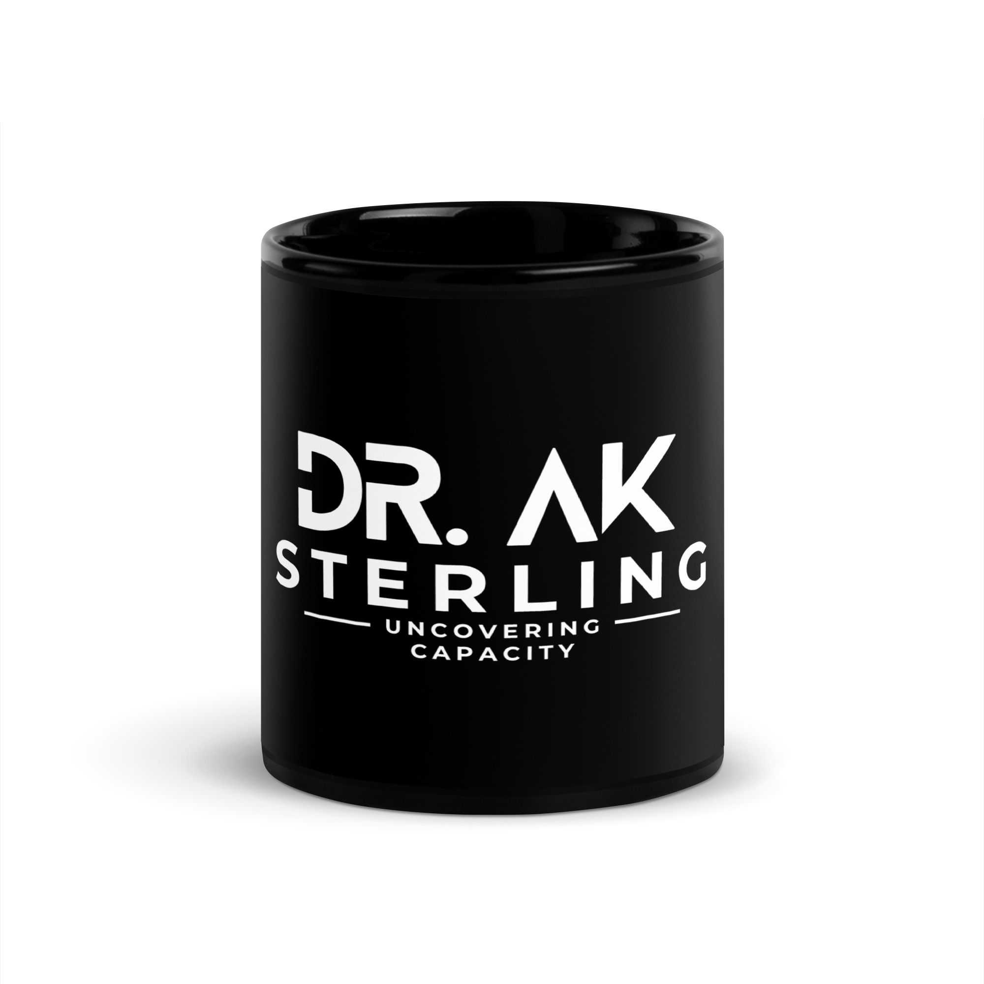 "Dr. AK Sterling" Black Glossy Mug