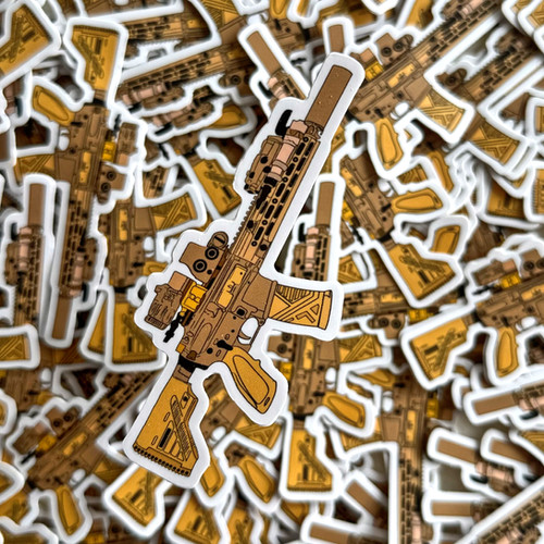 HK416 Sticker | Frontier Armory LLC