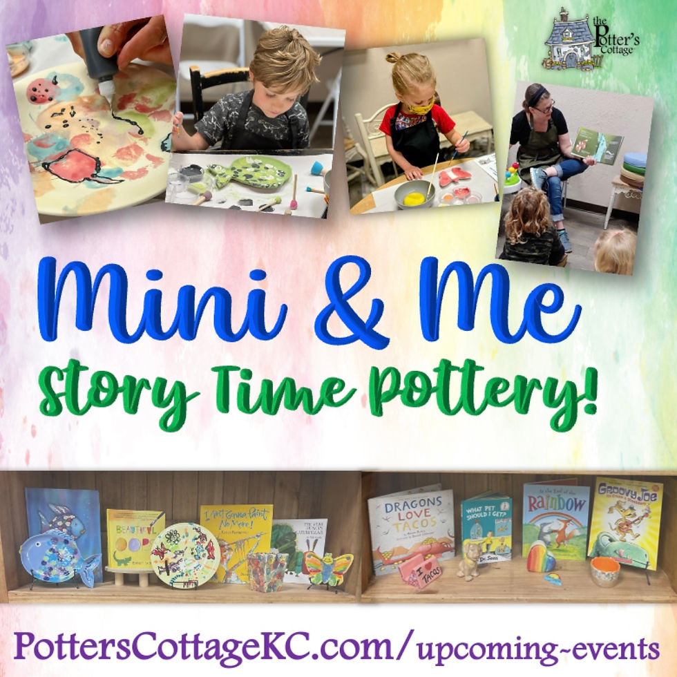 Mini & Me Story Time Pottery!