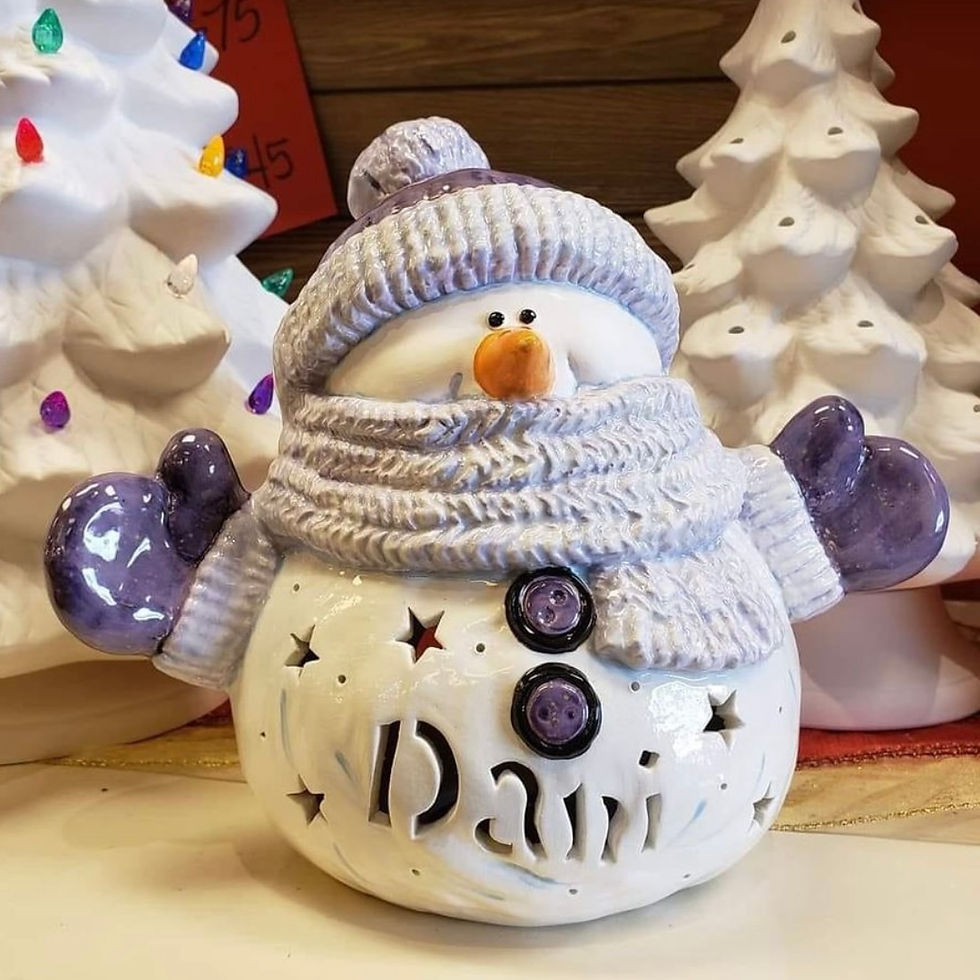 Thumbnail: LARGE Personalized Light-up Snowman