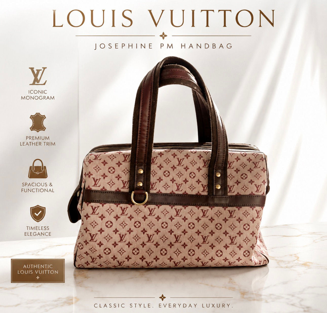 Louis Vuitton Josephine PM Mini Lin