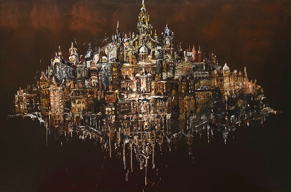 Stadtbeleuchtung / Kronleuchter Edinburgh