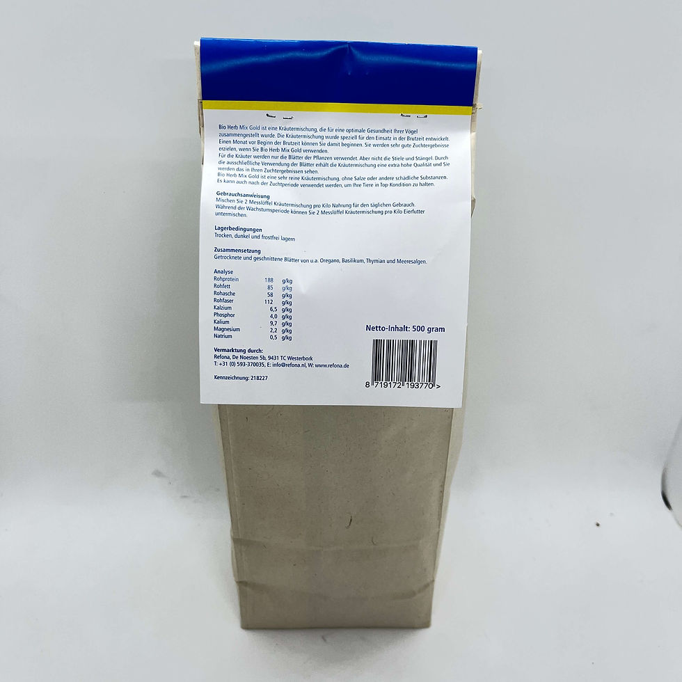 Thumbnail: Bio Kruidenmix Gold 500 gram