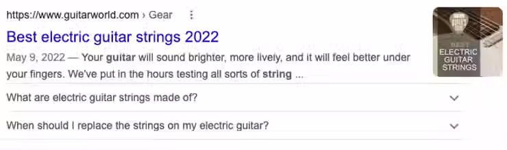 FAQ rich result en iyi elektro gitar teli guitarworld açılır sorular
