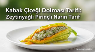 Kabak Çiçeği Dolması Tarifi: Zeytinyağlı Pirinçli Narin Tarif