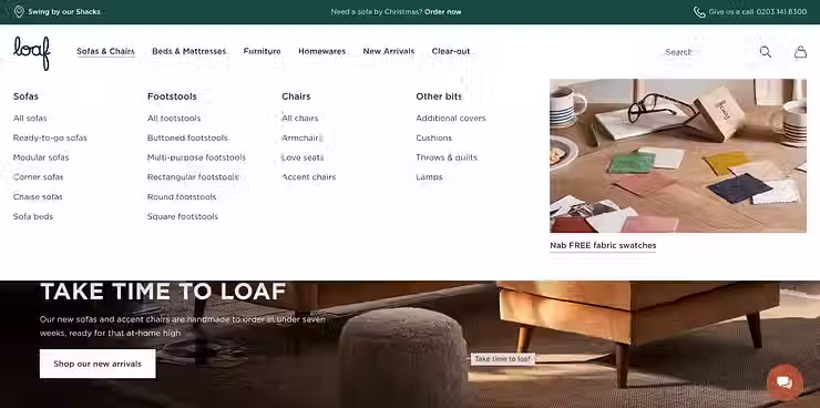 Loaf ürün kategorileri