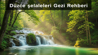 Düzce şelaleleri — yeşil orman içinde şelale manzarası, İbrahiminyeri