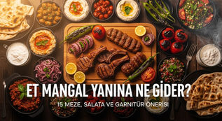 mangal yanına ne gider - közlenmiş sebzeler ve mezeler