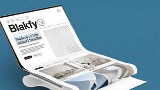 Laptop ekranından yayın ana sayfası çıkıyor Jonas Sickler fotoğrafı sol alt köşe içerik pazarlama stratejisi dijital pazarlama