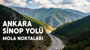 Ankara Sinop yolu mola noktaları — Bolu Dağı et mangal molası İbrahiminyeri