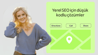 Yıldız derecelendirmeleri, harita ve büyüteç gibi arama odaklı ikonografi ile kapak görseli