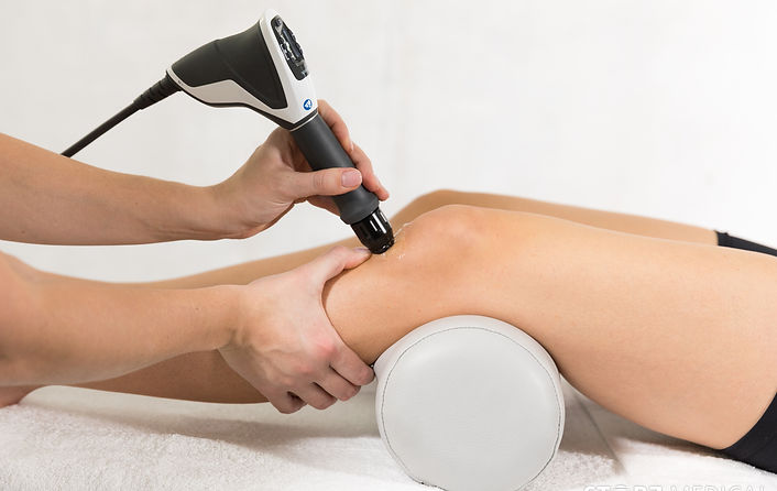 Shockwave therapy for knee pain