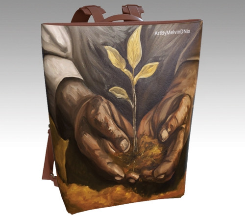 Vegan Leather Backpack | Art By Melvin D Nix