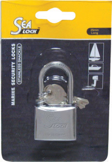 Marine Padlock Sea Lock with Long Shackle - 25MM