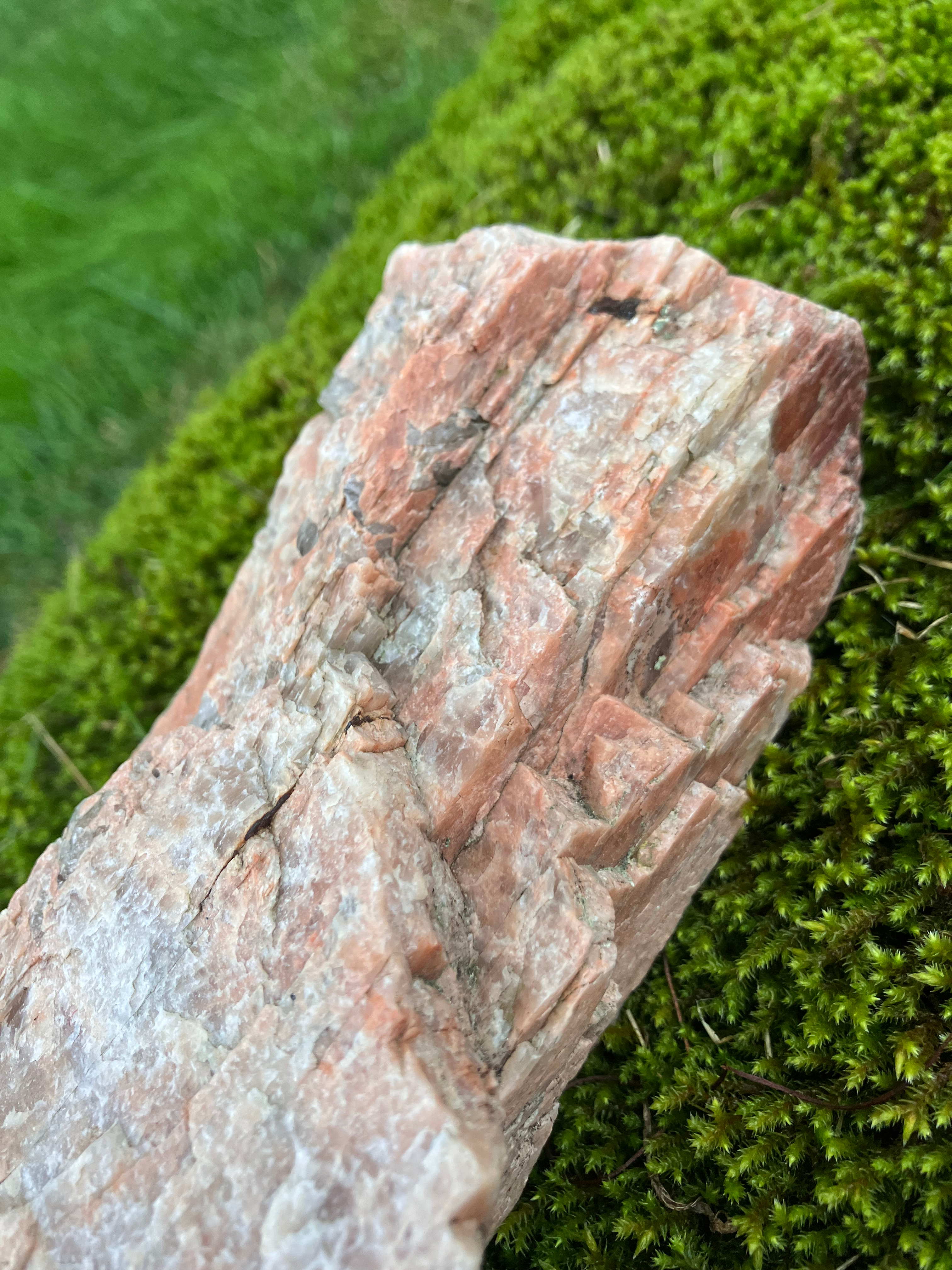 Raw Pink Orthoclase Museum Grade AAA