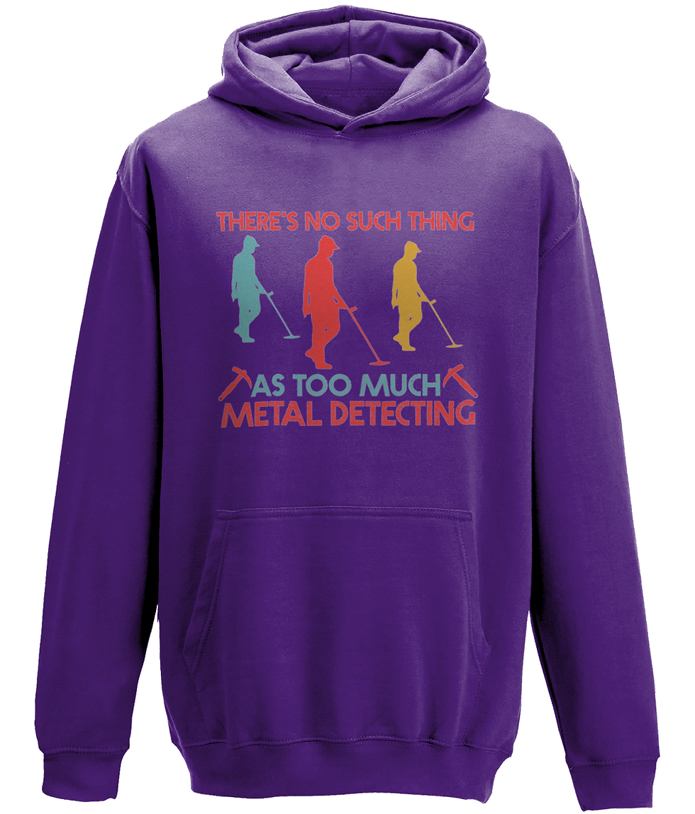 Thumbnail: Hoodie Theres-No-Such-Thing-As-Too-Much-Metal-Detecting