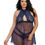 Thumbnail: Stretch Lace Mesh Babydoll Set