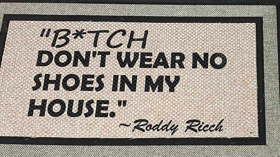 Thumbnail: Custom Gray Rubber Backed Door Mat