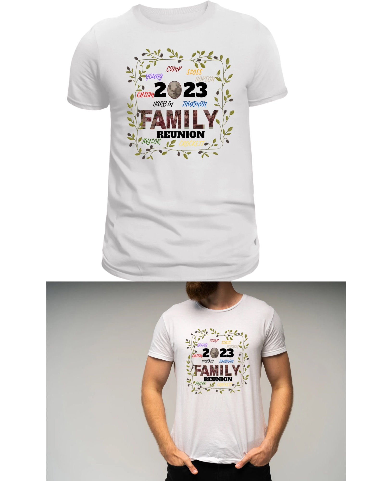 Custom T-shirt photo front