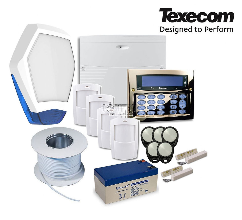 Wired & Wireless Intruder alarms