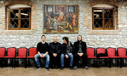 Con Elvis Frior, Massimo Gatti e Alessandro Turchet Foto Riccardo Bostiancich