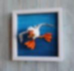 Handmade papier mâché wall art