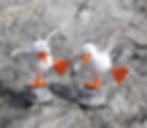 Handmade papier mâché Cornish seagull character a unique gift for the home