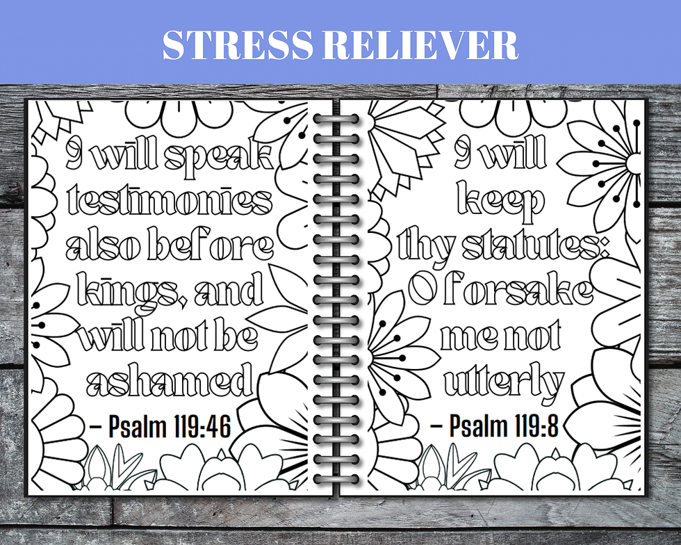 Thumbnail: bible verse colouring pages mockups