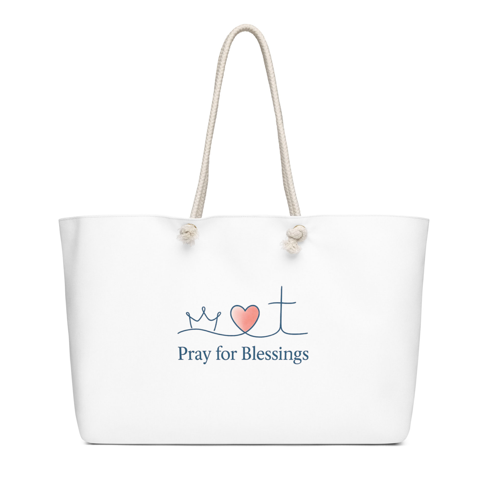 Pray for Blessings Oversized weekender bag