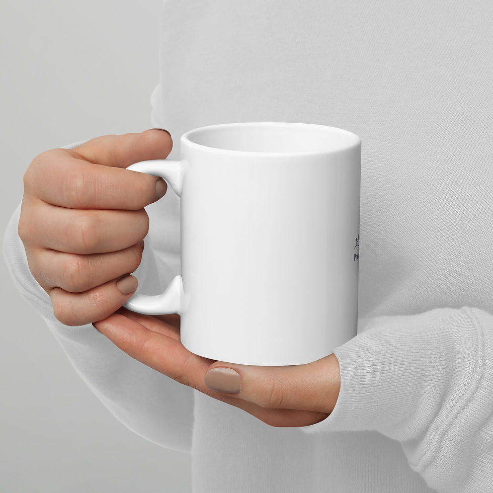 Thumbnail: Pray for Blessings White glossy mug