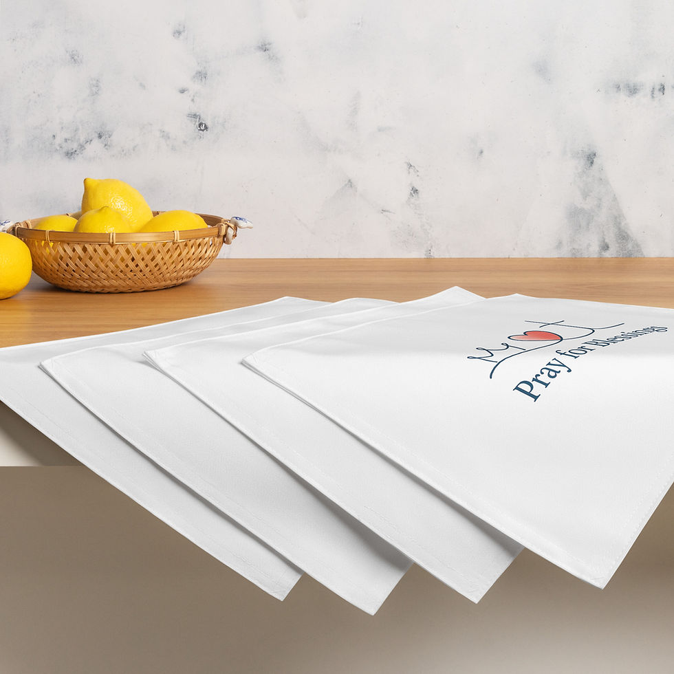 Thumbnail: Pray for Blessings Placemat Set